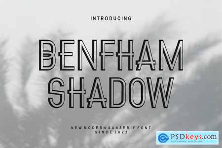 BenfhamShadow Font