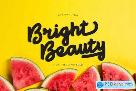 Bright beauty Font Family
