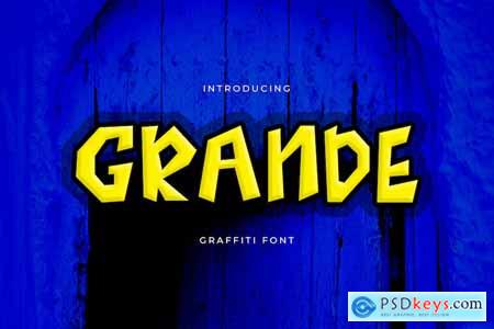 Grande - Graffiti Font