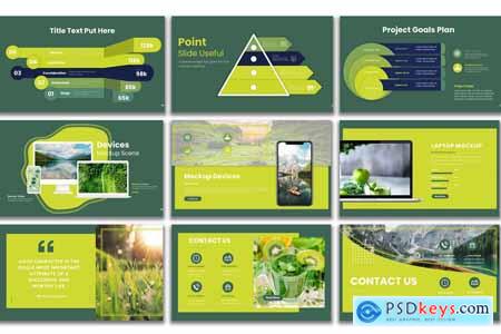 Soft Green - PowerPoint Presentation Template