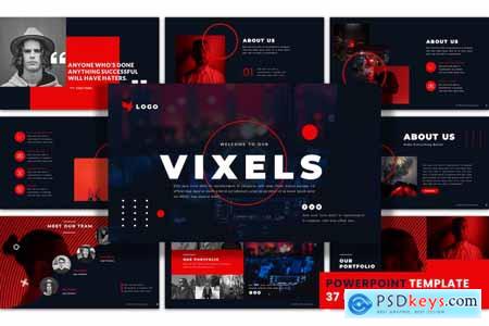 Vixels Slides - PowerPoint Presentation Template