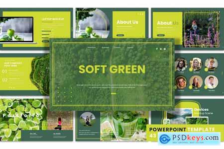 Soft Green - PowerPoint Presentation Template