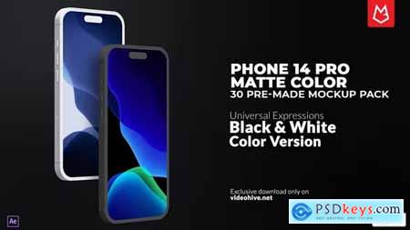 App Promo - Phone 14 Pro Matte Version Mockup Pack 42680235
