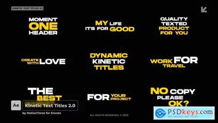 Kinetic Text Titles 2.0 AE 42697637
