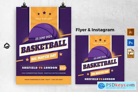 Big Basketball Day Flyer