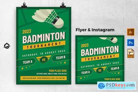 Flyer - Badminton Tournament