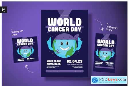 World Cancer Day Creative Flyer