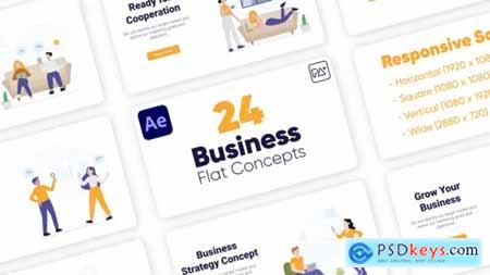 Business Flat Concepts For After Effects 42782392