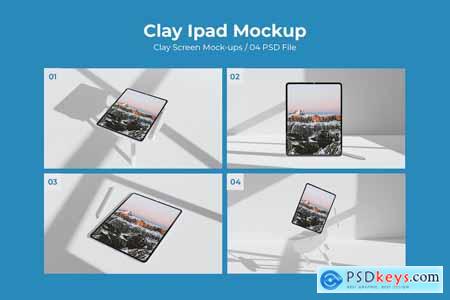 Clay Ipad Mockup