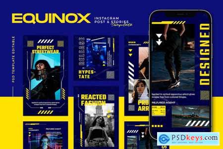 Equinox Instagram Post & Story Template