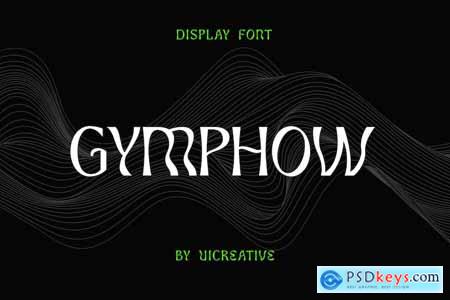 Gymphow Modern Serif Display Font