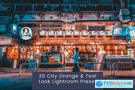 20 City Orange & Teal Look Lightroom Presets