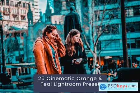 25 Cinematic Orange & Teal Lightroom Presets
