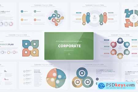 Corporate - PowerPoint Infographics Slides
