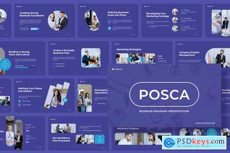 Posca - Business Roadmap Presentation PowerPoint