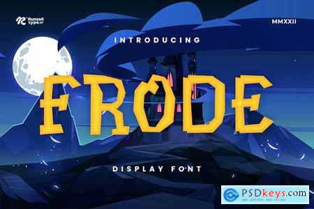 Frode - Game Font