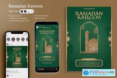 Aziza - Ramadan Kareem Flyer Set