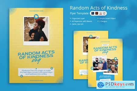 Bain - Random Acts of Kindness Day Flyer