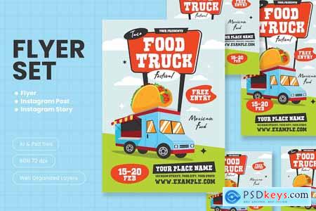 Food Truck Flyer Set
