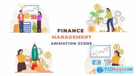Finance Management Animation Scene 42854040