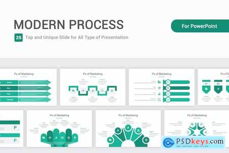 Modern Process Infographic