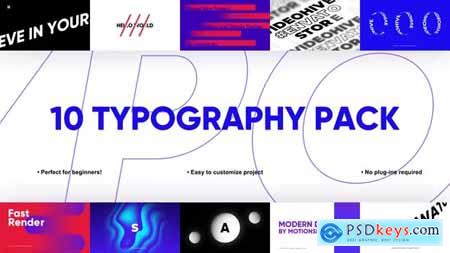 10 Accurate Typography Pack - After Effects 42868168