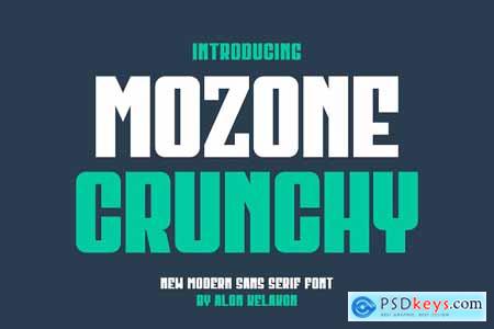 Mozone Crunchy Font