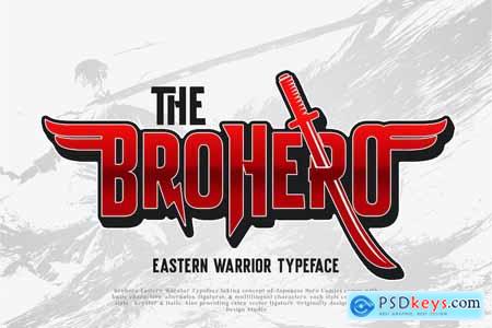 Brohero Typeface