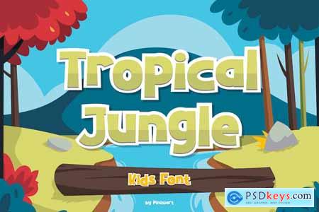 Tropical Jungle  Kids Font