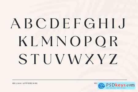 Beliau Modern Serif Fonts