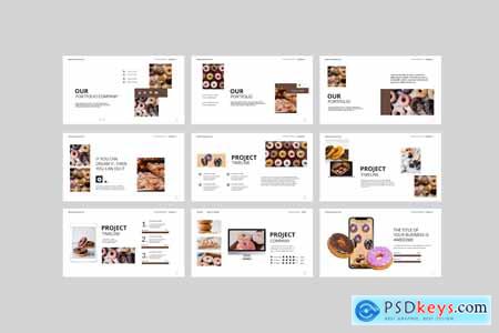 Doughnuts Powerpoint Template