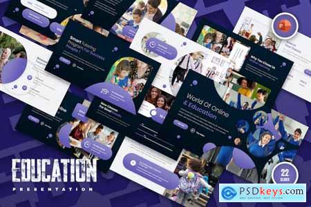 Icon Education PowerPoint Presentation Template