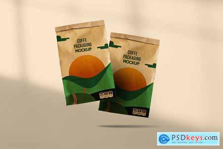 Paper Packaging Coffee Mockup