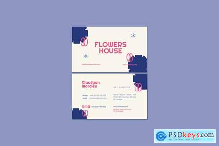 Flowers House Business Card
