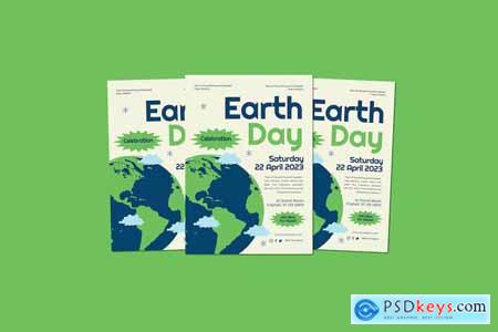 Earth Day Planet Celebration Flyers