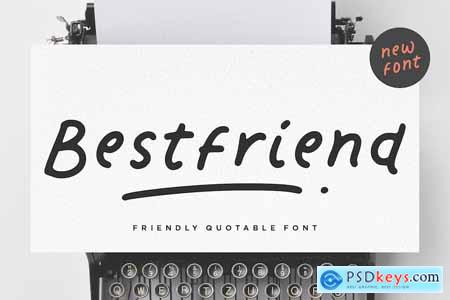 Bestfriend Brush Display Font