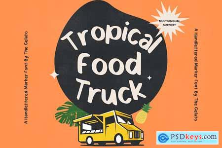 Tropical Food Truck Font