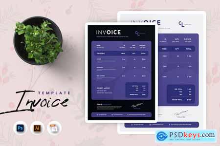 Moco Simple Services Invoice Template