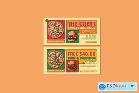 The Great Burger And Pizza Voucher