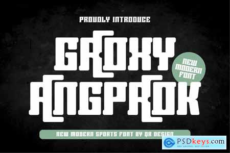 Groxy Angproak Font