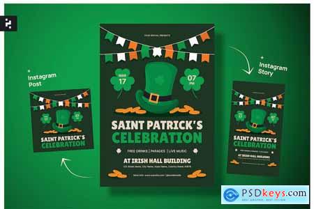 Saint Patricks Celebration Flyer