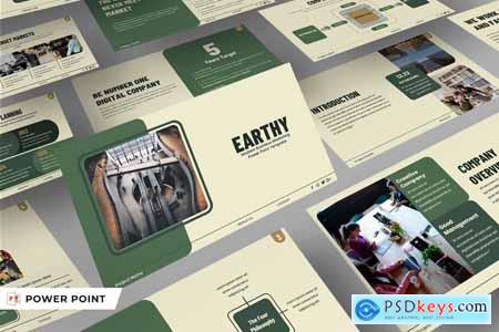 EARTHY - Digital Business Profile PPT Template