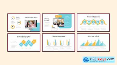 Rubeal Education Presentation PowerPoint Template