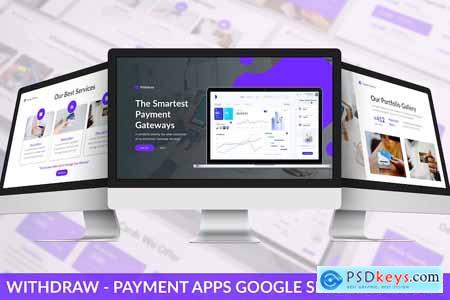 Withdraw - Payment Apps Google Slides Template