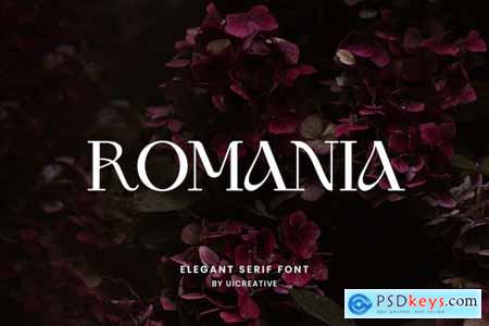 Romania Elegant Serif Font