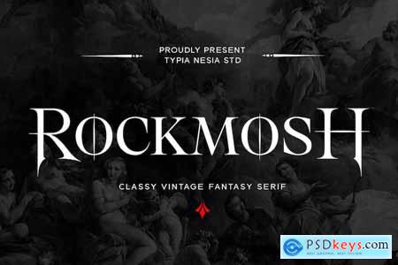 Rockmost - Classic Magic and Horror Allcaps Serif