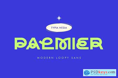 Palmier - Modern and Bold Loopy Sans Serif