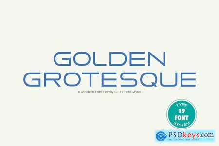 Golden Grotesque - Family Font