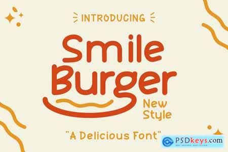 Smile Burger - Delicious Font