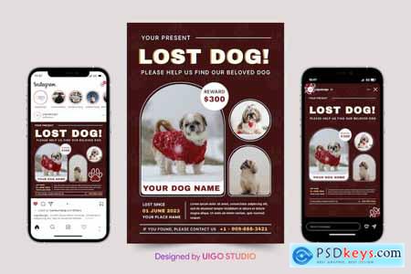Lost Dog Template Set